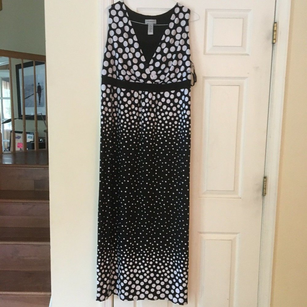 Catherines Maxi Dress 0X 14W 16W Plus